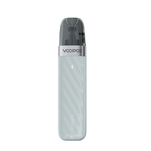 Voopoo Argus Z2 Pod Kit in White finish with sleek compact body, transparent pod, and ergonomic mouthpiece stylish pod system for smooth vaping experience.