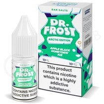 Dr Frost Nic Salt Apple Black Honeydew Ice 30ml blends crisp apple, dark berries, and sweet honeydew with a frosty exhale ideal for cool, fruity MTL vaping.
