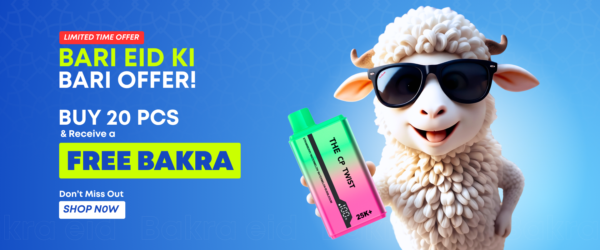 Bakra Eid Offer with Crystal Pro