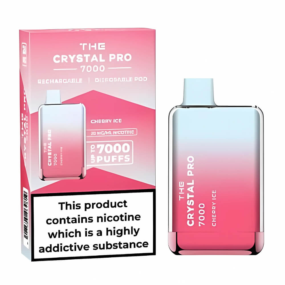 CP7000 Disposable Vape Device 20MG , Cherry Ice