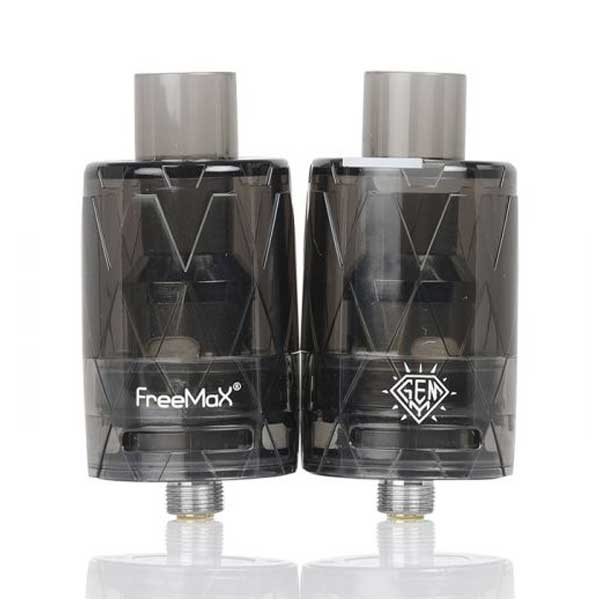 FreenMax Gemm Black Disposable Tank with stylish finish, integrated coil, and durable build easy-to-use disposable tank for consistent flavour and smooth vapour production.