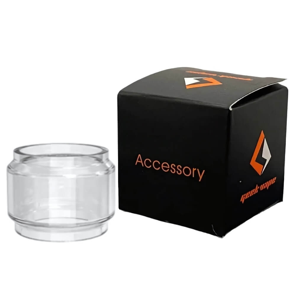 GeekVape Zeus X Glass Replacement with durable transparent design premium glass tube for GeekVape Zeus X, restores tank capacity for optimal vaping performance.