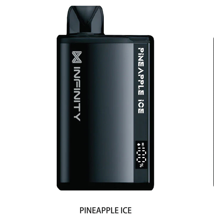 Infinity Ultra 8000 Puffs Disposable Vape in Watermelon Bubblegum Ice flavour with compact body, rechargeable battery, and mesh coil fruity vape with icy bubblegum twist.