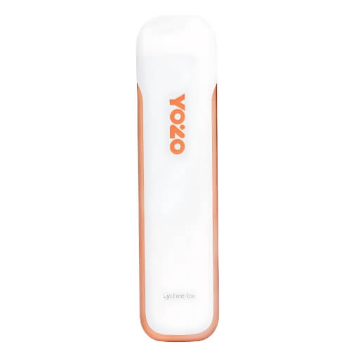 Yozo 800 Puff Disposable Device in Lychee Ice flavour 30mg with compact body, smooth mouthpiece, and pre-filled e-liquid fruity vape with juicy lychee and icy cool finish.
