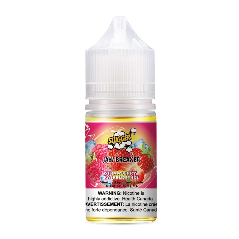 Slugger Nic Salt Strawberry Raspberry Ice 30ml 50mg delivers a tangy-sweet berry blend with an icy finish perfect for smooth, refreshing MTL vaping.