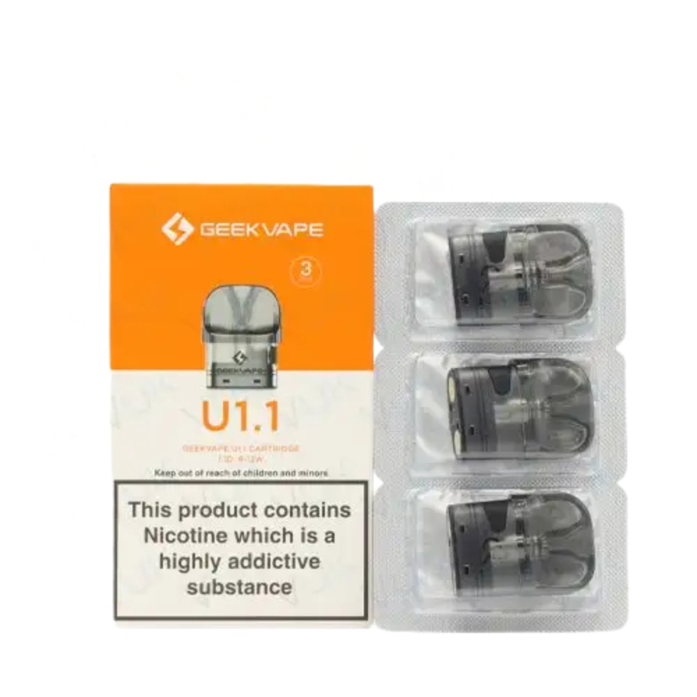 Geek Vape U1.1 vape coils packaging with orange and white design.