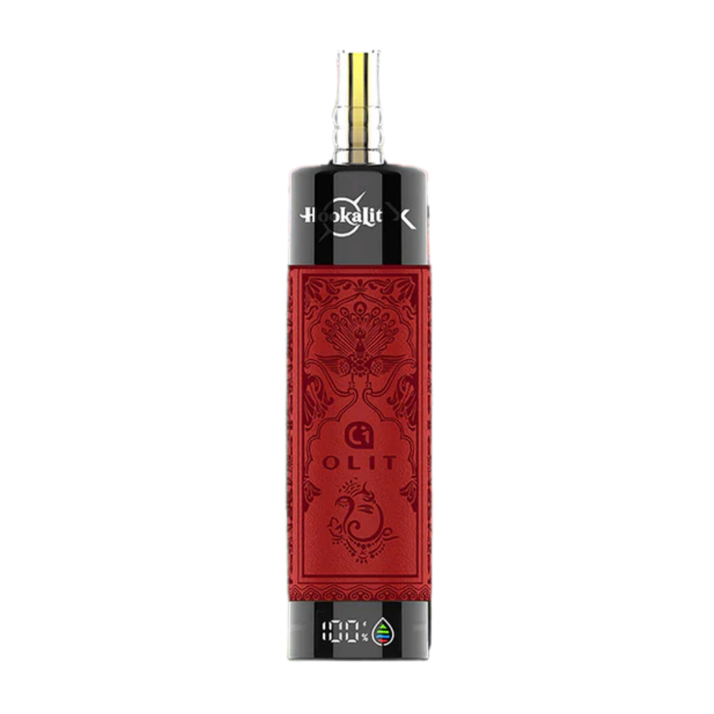 Hookalit X 20K Puffs Disposable Vape in Lush Ice flavour with sleek design, rechargeable battery, and mesh coil long-lasting vape with icy, fruity taste.