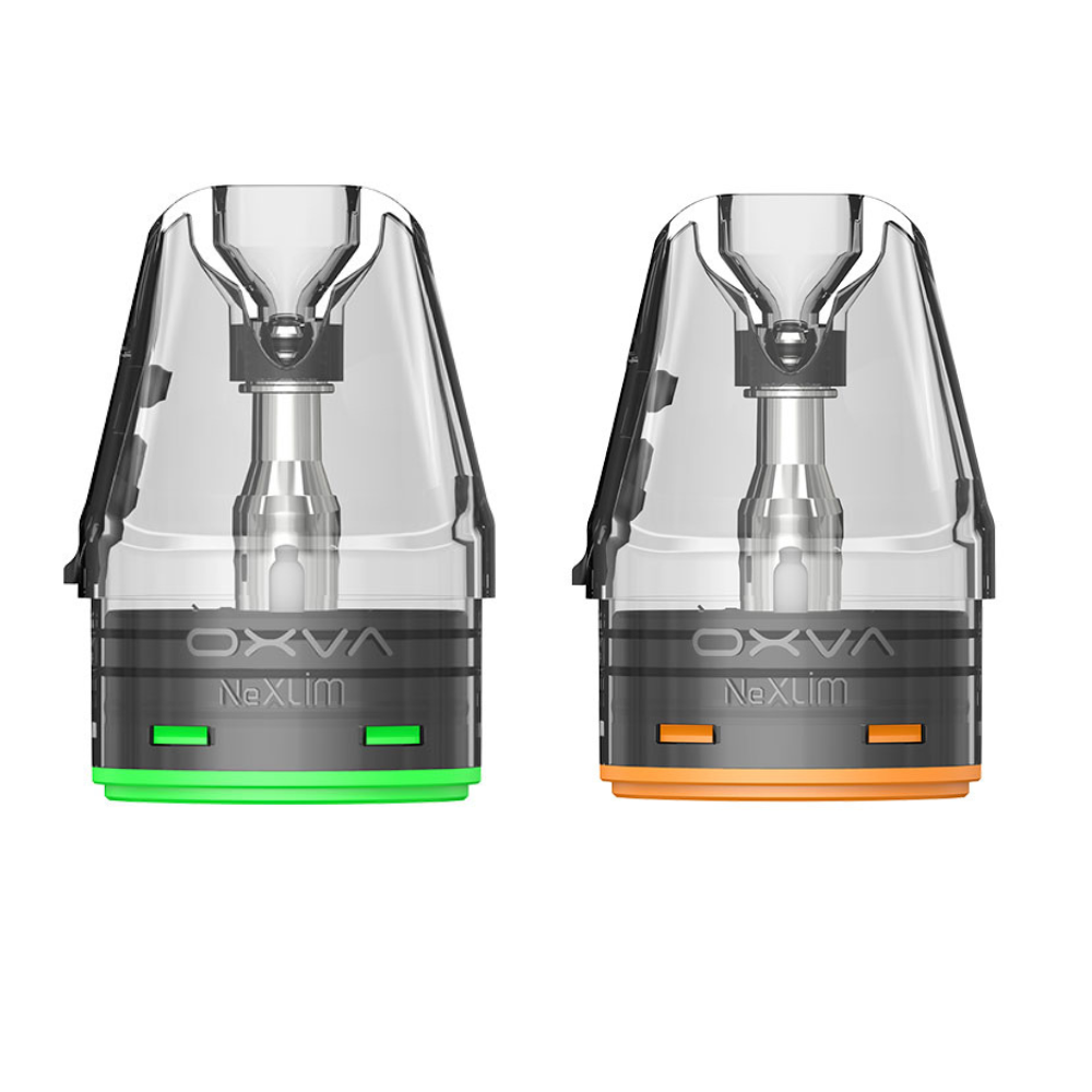 Triple pack of Oxva Nexlim 4ml replacement cartridges designed for smooth airflow and consistent flavor.