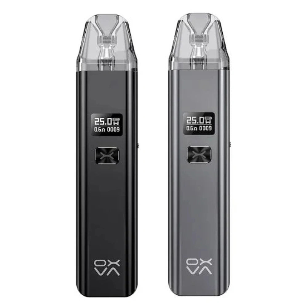 OXVA Xlim Pod Kit with sleek compact design, transparent refillable pod, and adjustable airflow portable pod system for smooth and satisfying vaping.