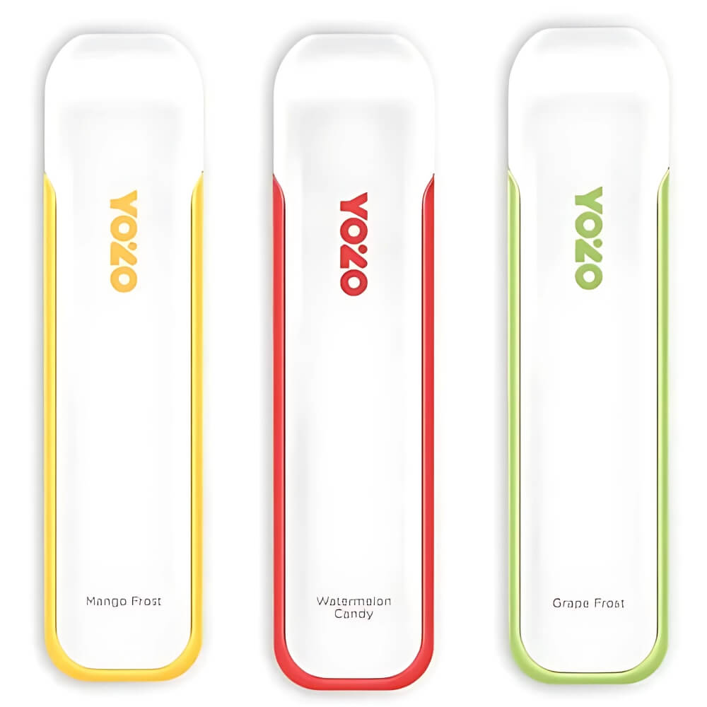 Yozo 800 Puff Disposable Device 30mg with compact body, smooth mouthpiece, and pre-filled e-liquid portable disposable vape with satisfying nicotine delivery.