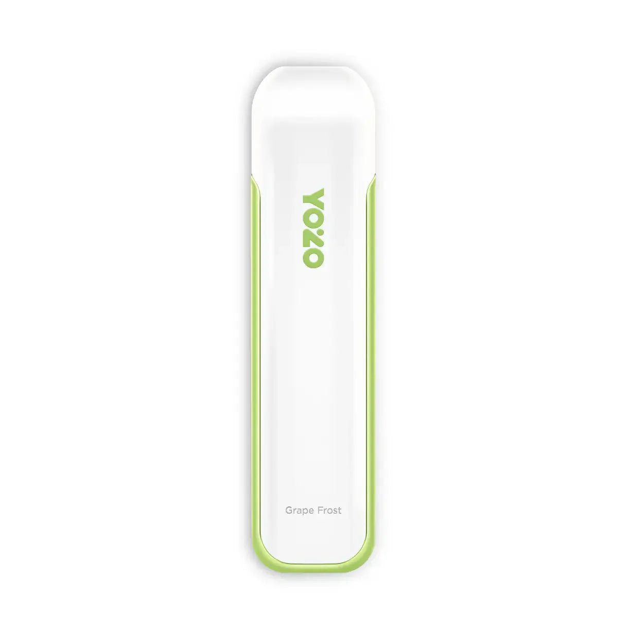 Yozo 800 Disposable Device in Grape Frost flavour 50mg with compact design, smooth mouthpiece, and pre-filled e-liquid  disposable vape with icy grape flavour.