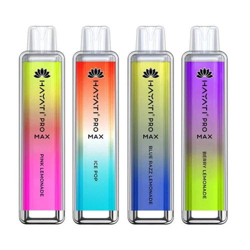 Hayati Pro Max 4K 20mg Disposable Vape with sleek design, pre-filled e-liquid, and rechargeable battery long-lasting disposable vape with smooth nicotine delivery.