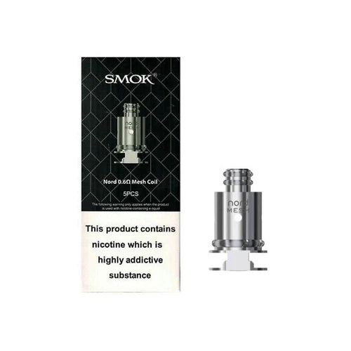 Smok Nord Replacement Coil with high-quality build for smooth vapour, rich flavour, and reliable MTL or DTL vaping compatible with Smok Nord pods and kits.